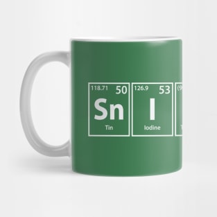 Snitches (Sn-I-Tc-He-S) Periodic Elements Spelling Mug